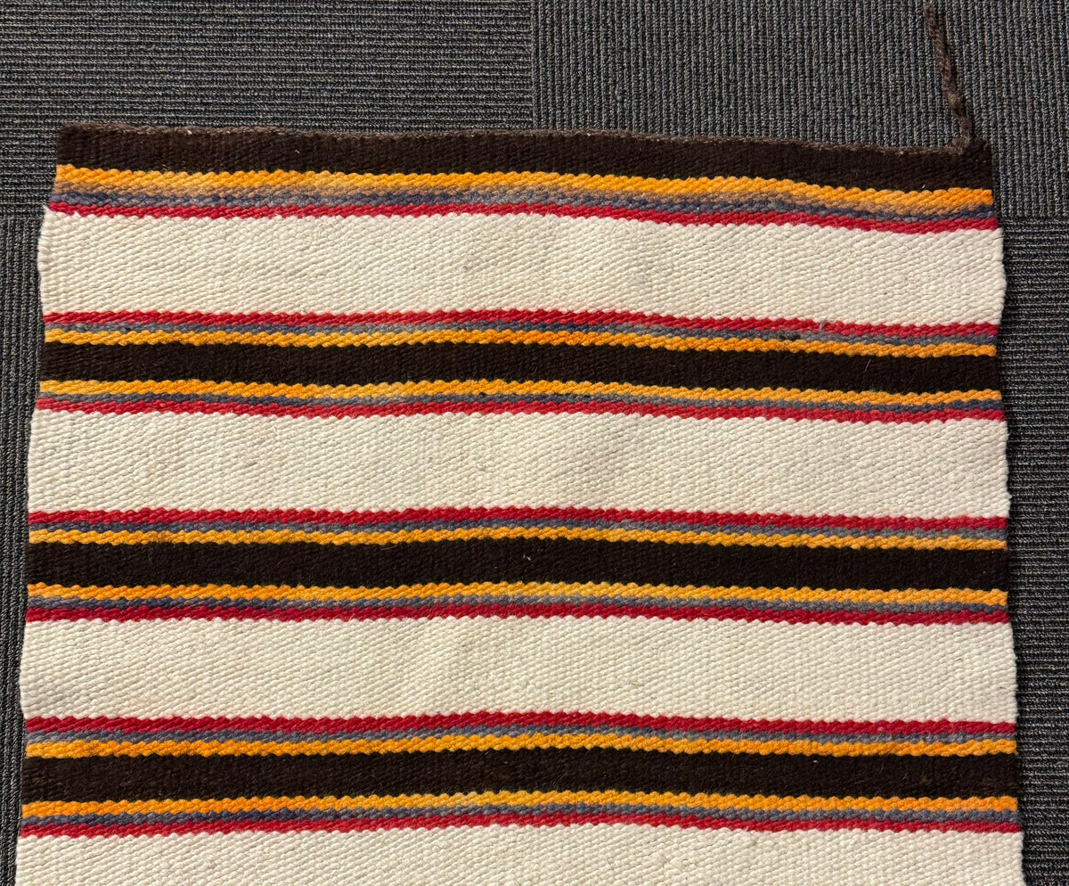 Fine Antique Navajo Double Saddle Blanket