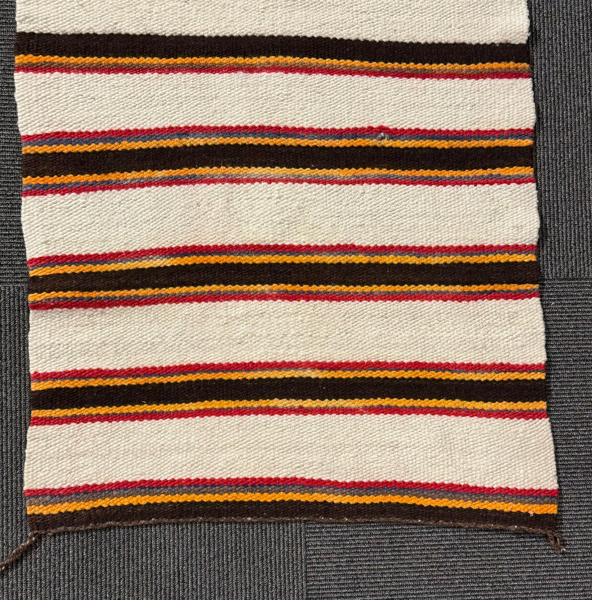 Fine Antique Navajo Double Saddle Blanket