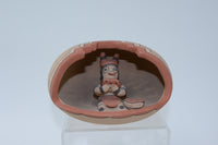 Jemez Pottery Jar With Koshare by LM Lucero (Fragua)