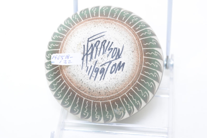 Navajo Carved Pottery by Harrison Tom