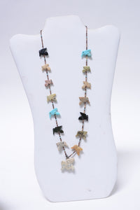 Fine Zuni Hummingbird Fetish Necklace