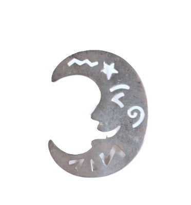 Navajo Sterling Silver Half Moon Pin