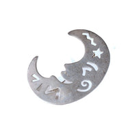 Navajo Sterling Silver Half Moon Pin