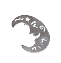 Navajo Sterling Silver Half Moon Pin