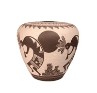 Extra Large Acoma Pueblo Pottery By M & R Romero