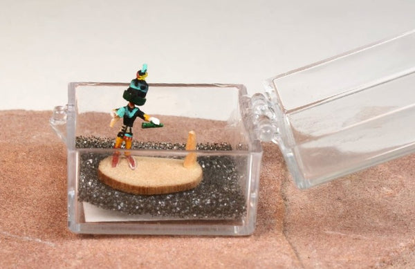 Hopi Kachina Micro Miniature Doll in Box By Mae-Hunch