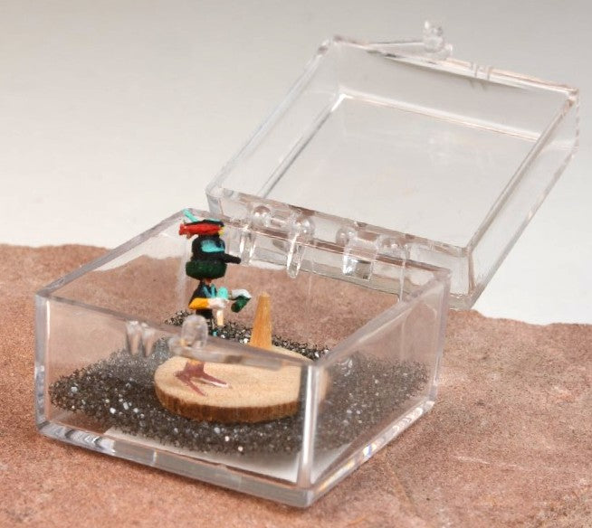 Hopi Kachina Micro Miniature Doll in Box By Mae-Hunch