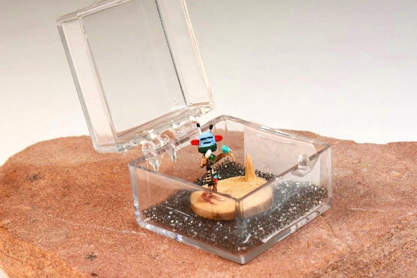 Navajo Kachina Micro Miniature Thunder Dancer Doll By Mae-Hunch