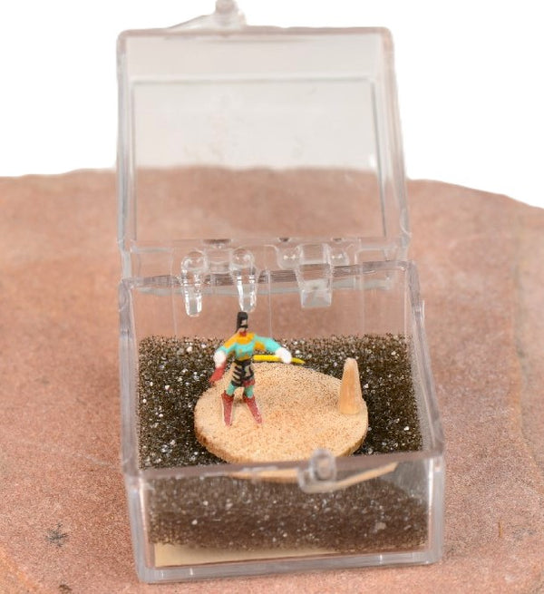 Hopi Kachina Micro Miniature Doll in Box By Mae-Hunch