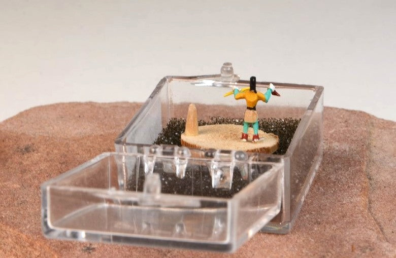Hopi Kachina Micro Miniature Doll in Box By Mae-Hunch