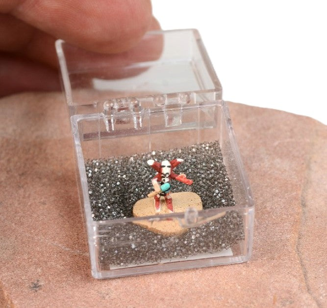 Hopi Kachina Micro Miniature Doll in a Box By Mae-Hunch