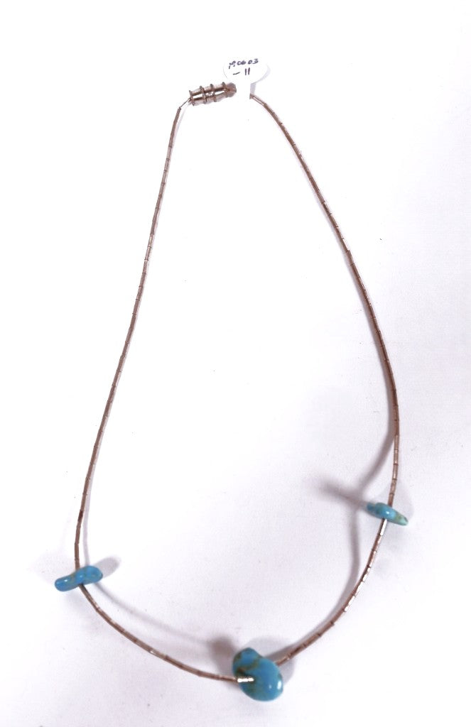 Navajo Liquid Sterling Silver Necklace