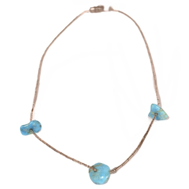 Navajo Liquid Sterling Silver Necklace