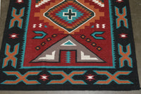 Southwest Wool Area Rug, 4' x 6"