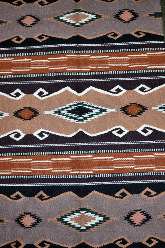 Southwest Wool Area Rug, 64" x 32"