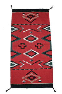 Southwest Wool Area Rug, 64" x 32"
