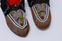 Early Iroquois Beaded Moccasins