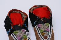 Early Iroquois Beaded Moccasins