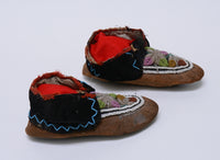 Early Iroquois Beaded Moccasins