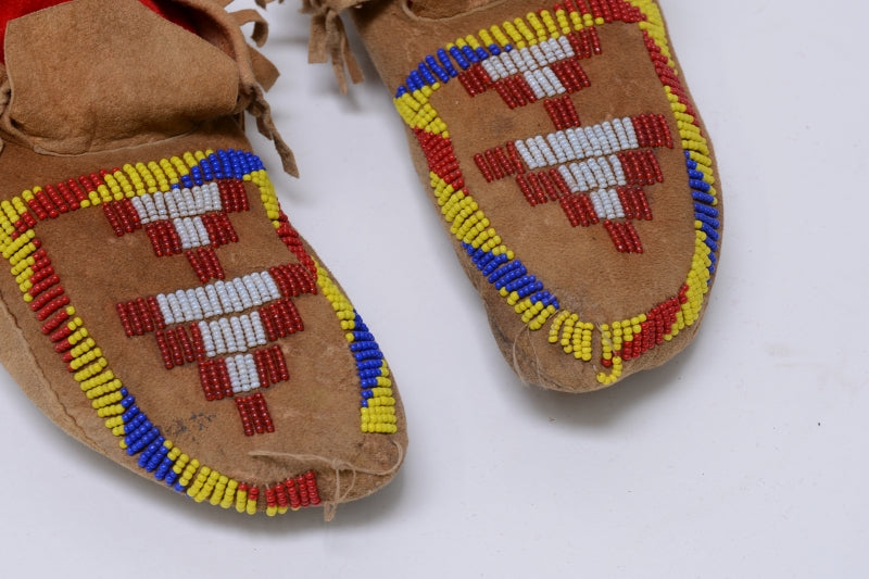 Plateau Beaded Moccasins