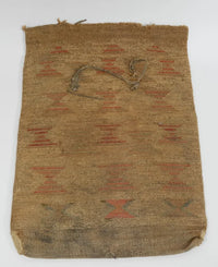 Antique Large Nez Perce Corn Husk Bag