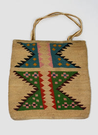 Fine Antique Nez Perce Cornhusk Bag