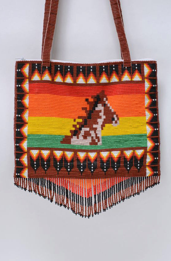 Plateau Beaded Bag
