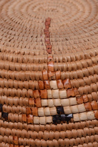 Large Salish Storage Basket with Lid
