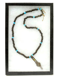 Southern Plains Bead and Whisker Puller Pendant Necklace