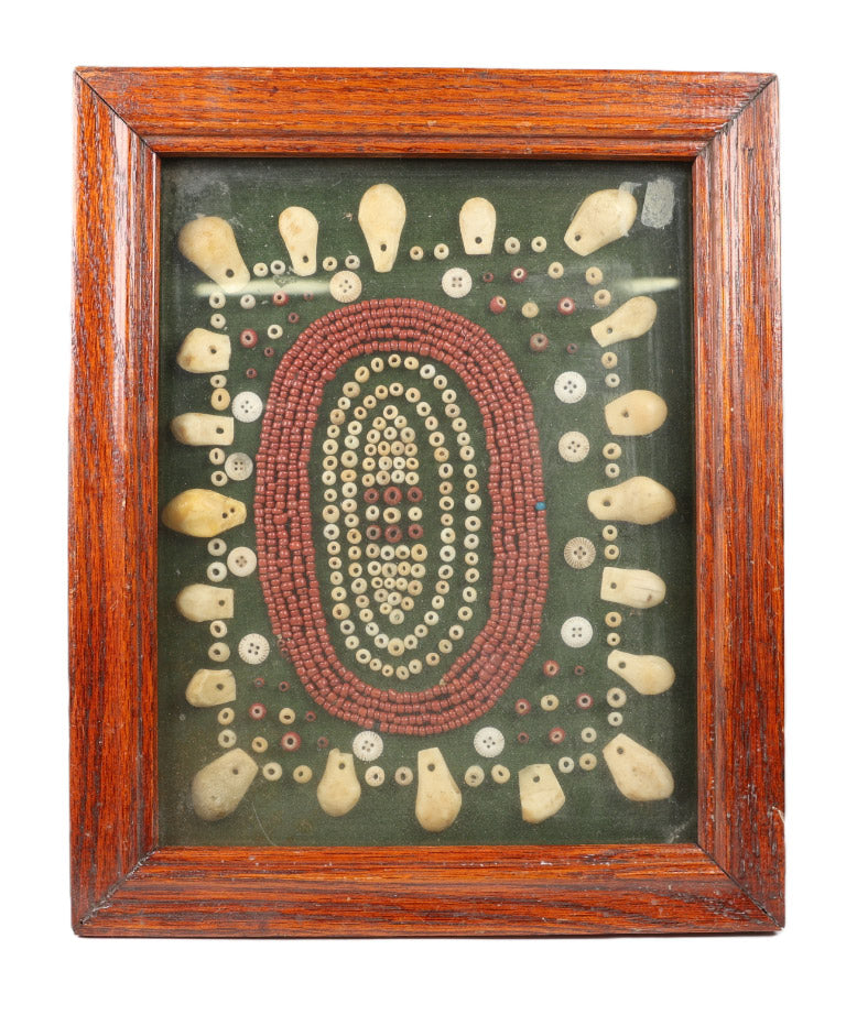 Framed Bead and Button Artifacts