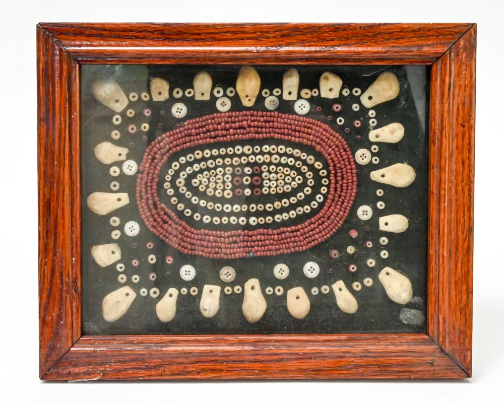 Framed Bead and Button Artifacts
