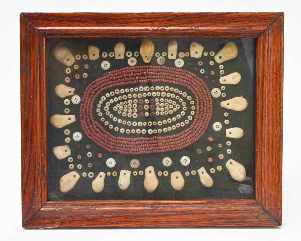 Framed Bead and Button Artifacts