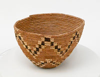 Antique Puget Sound imbricated basket
