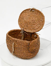 Antique Paiute covered basket