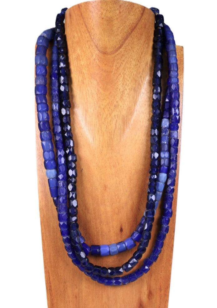 Czech Russian Cobalt Trade Beads