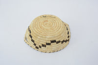 Papago Indian Basketry Tray / Bowl with Handles