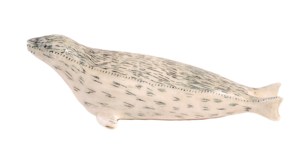 Inuit Antler Seal Figure