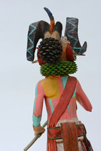 Hopi Pueblo Big Horn Ram (Pang) Kachina Doll By Sam Kayquoptewa