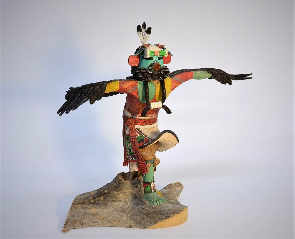 Hopi Pueblo Eagle Dancer Kachina By Aaron Honanie