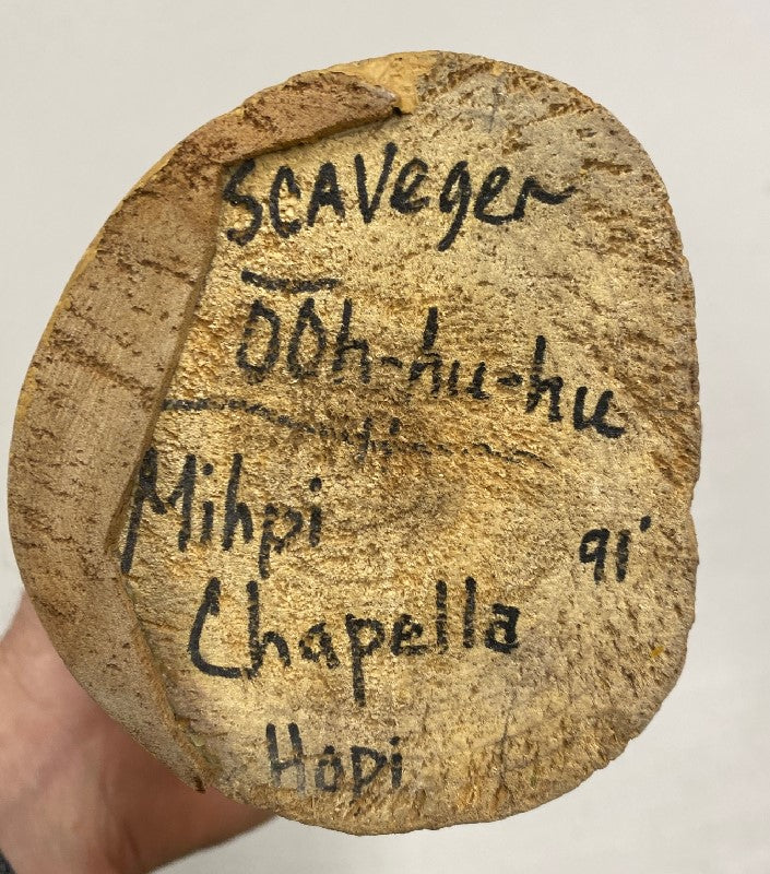Hopi Pueblo Scavenger ooh-hu-hu Kachina Doll By Mihpi Chapella