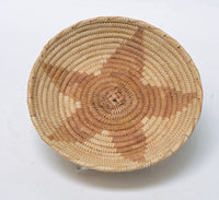 Papago Indian Basket with Star Motif