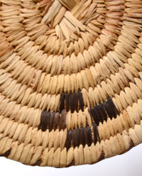 Papago Indian Basket with Coyote tracks motif