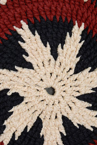 Navajo Cord Woven Wedding Basket Rug