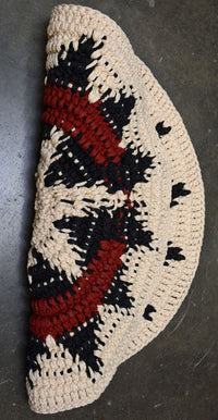 Navajo Cord Woven Wedding Basket Rug