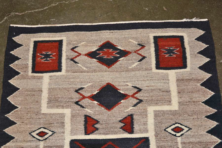Southwest Area Rug - Storm Pattern Style - All Wool