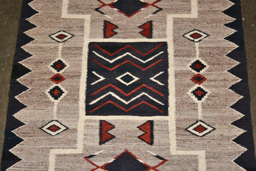Southwest Area Rug - Storm Pattern Style - All Wool