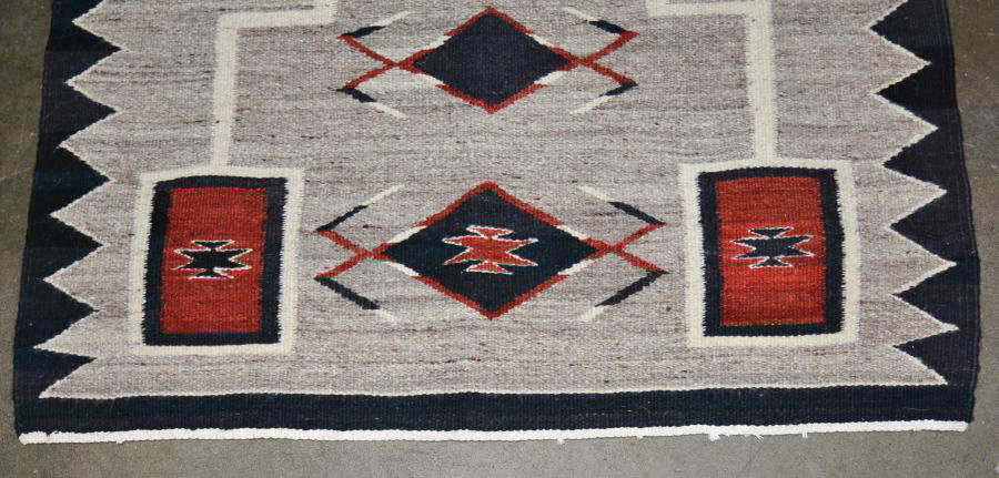 Southwest Area Rug - Storm Pattern Style - All Wool