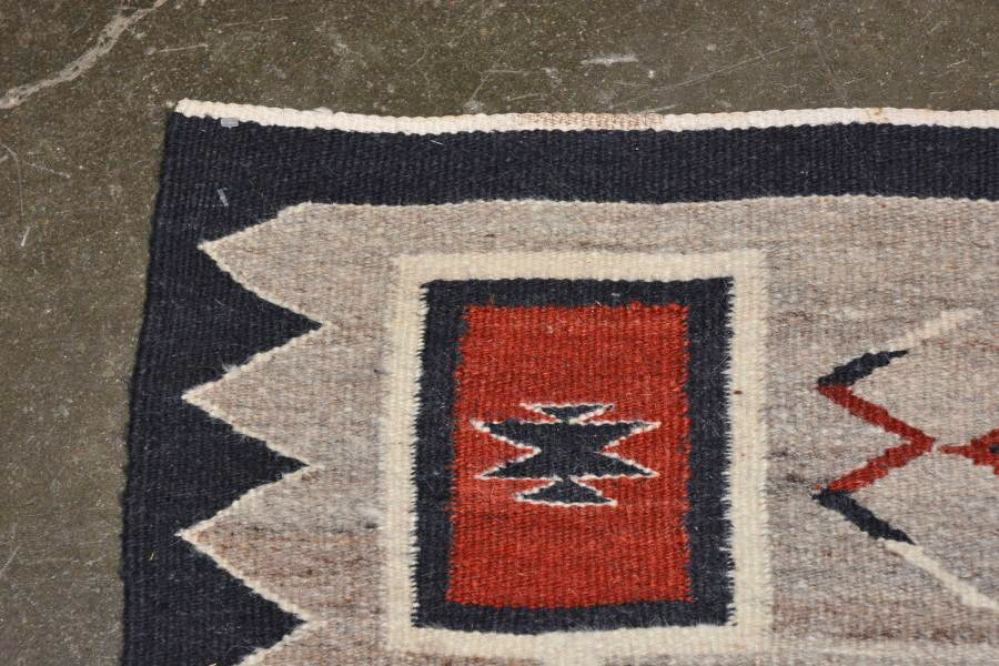 Southwest Area Rug - Storm Pattern Style - All Wool