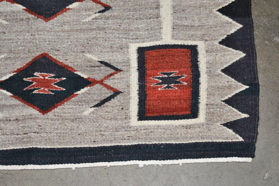 Southwest Area Rug - Storm Pattern Style - All Wool