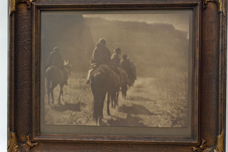 Edward S. Curtis, The Vanishing Race; Silvertone ; Original Frame